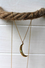 Lade das Bild in den Galerie-Viewer, KETTE LUNA VERGOLDET MOONSTONE