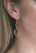 Lade das Bild in den Galerie-Viewer, OHRRINGE INDIA VERGOLDET AMETHYST