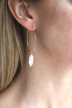 Lade das Bild in den Galerie-Viewer, OHRRINGE PALOMA VERGOLDET ROSENQUARZ