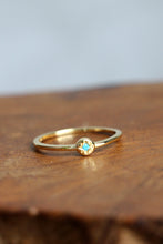 Lade das Bild in den Galerie-Viewer, RING TURQUOISE SUN VERGOLDET